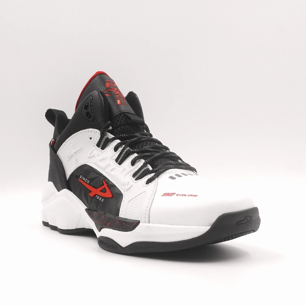 Envolving Jump Basquetball Blanco Negro Rojo