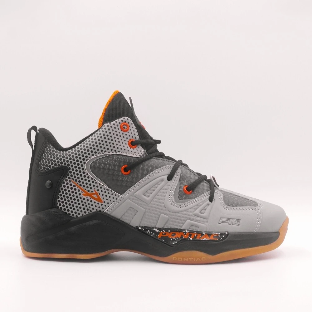 Grip Pro Basquetball Gris Negro Naranja