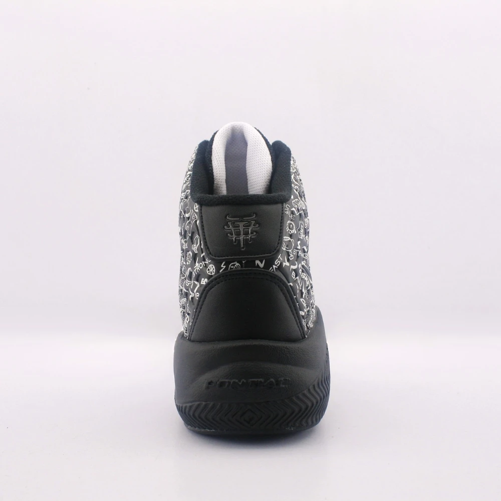 Power Game Basquetball Blanco Negro